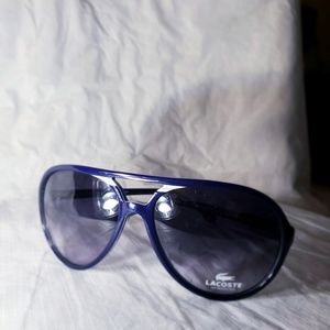 Lacoste Aviator Navy Sunglasses